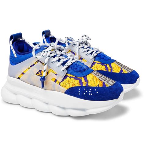 versace chain reaction sneakers|gianni versace athletic sneakers.